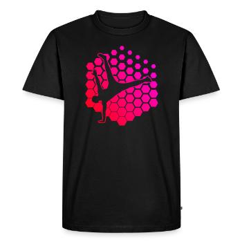 Break Dance Hiphop Bgirl Breakdance Men - Men's Premium Organic T-Shirt - black - Front - Nico (187cm)