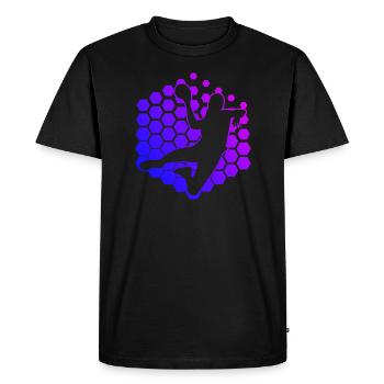Handball Men Handball Handball Players - Men's Premium Organic T-Shirt - black - Front - Nico (187cm)
