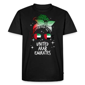 Emirats Arabes Unis - T-shirt Premium bio Homme - noir - Devant - Nico (187cm)