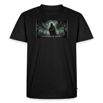 Mort - T-shirt Premium bio Homme - noir - Devant - Nico (187cm)