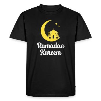 Ramadan Kareem - Men's Premium Organic T-Shirt - black - Front - Nico (187cm)