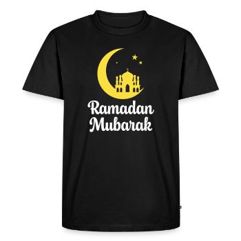 Ramadan Mourbarak - T-shirt Premium bio Homme - noir - Devant - Nico (187cm)