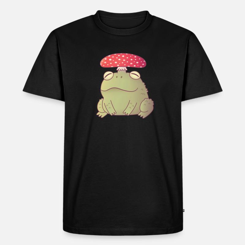 Mignon Toadstool Toad Doodle - T-shirt Premium bio Homme - noir
