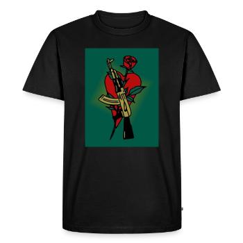 AK - 47 - T-shirt Premium bio Homme - noir - Devant - Nico (187cm)
