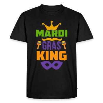 Mardi Gras King Parade Carnaval Carnaval - T-shirt Premium bio Homme - noir - Devant - Nico (187cm)