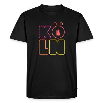 Cologne Carnaval Souvenir Carnaval Graphismes Cologne - T-shirt Premium bio Homme - noir - Devant - Nico (187cm)