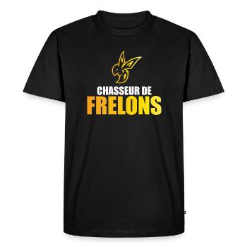 Chasseur de frelons / Insecte - T-shirt Premium bio Homme - noir - Devant - Nico (187cm)