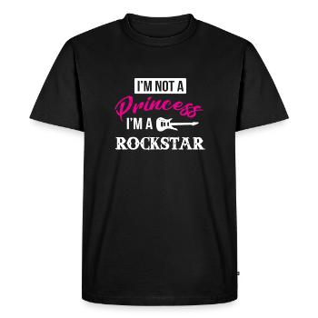 Musique rock - T-shirt Premium bio Homme - noir - Devant - Nico (187cm)