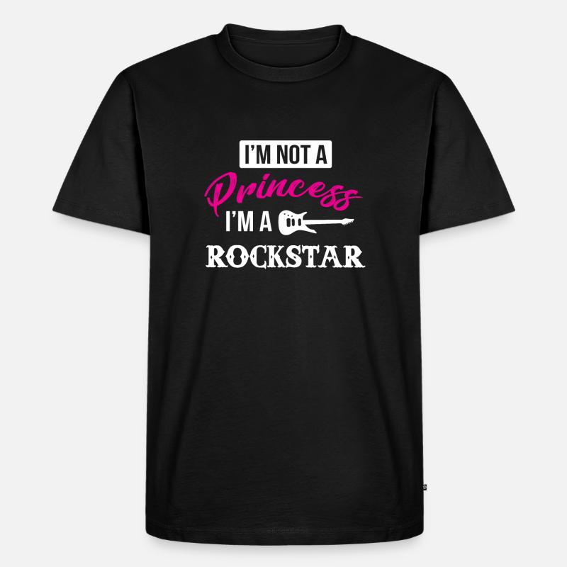 Rock Musik - Männer Premium Bio T-Shirt - Schwarz
