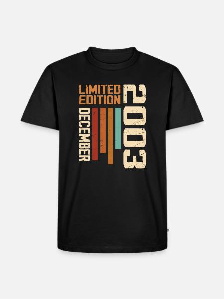 December 2003 - 2003 December - Men's Premium Organic T-Shirt - black
