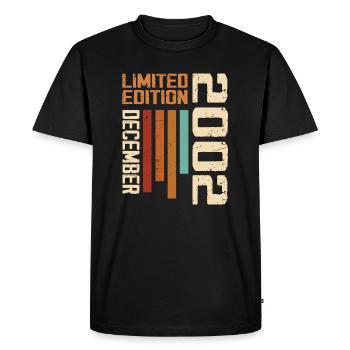 December 2002 - 2002 December - Men's Premium Organic T-Shirt - black - Front - Nico (187cm)