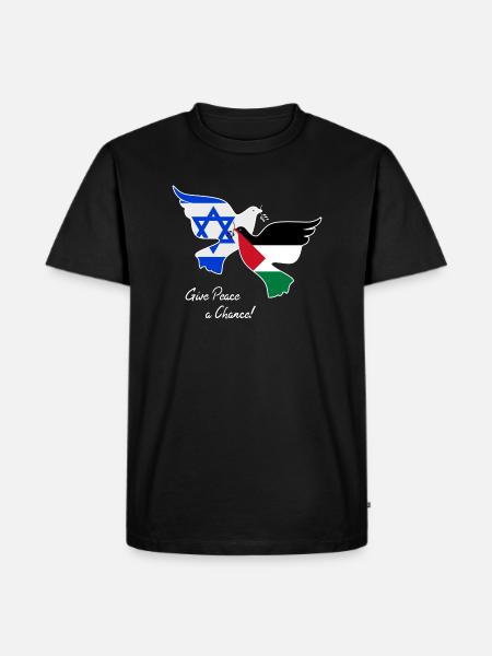 Peace - Men's Premium Organic T-Shirt - black