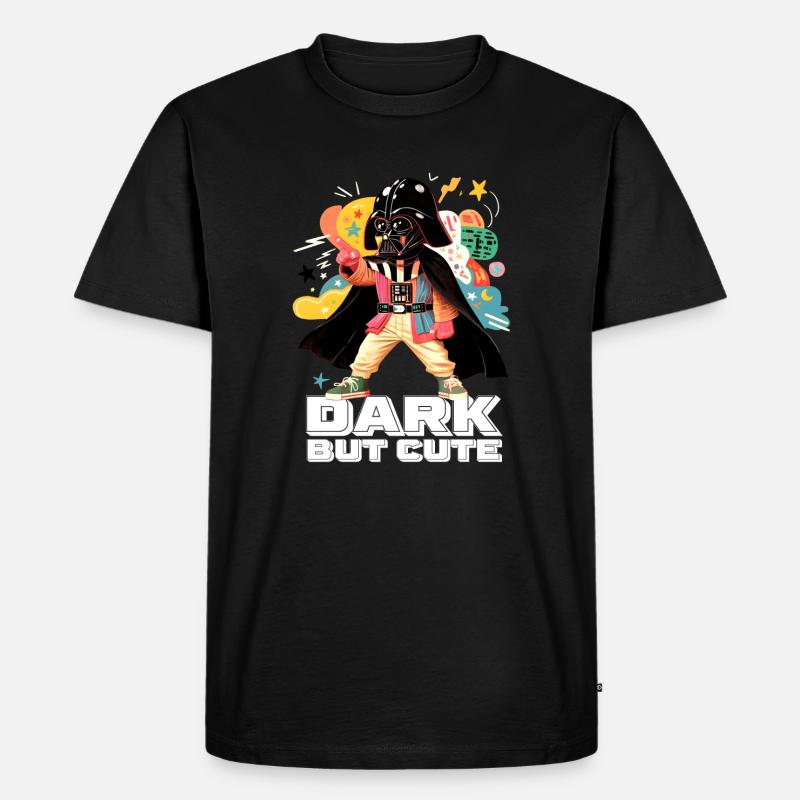 düster, aber niedlich - Männer Premium Bio T-Shirt - Schwarz