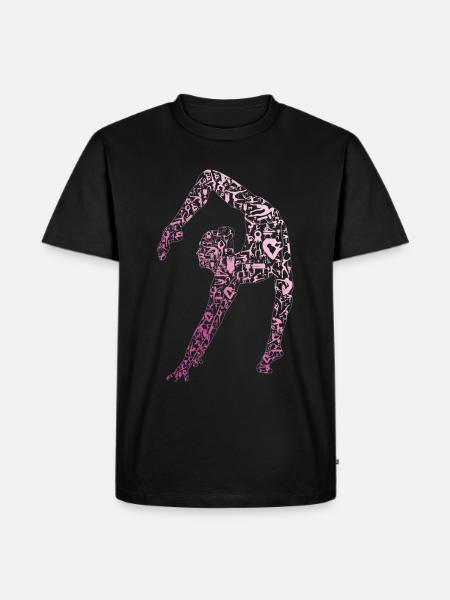 Fun Artistic Gymnastics - Men's Premium Organic T-Shirt - black