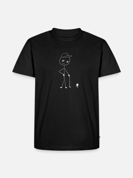 Sport Golf - Men's Premium Organic T-Shirt - black