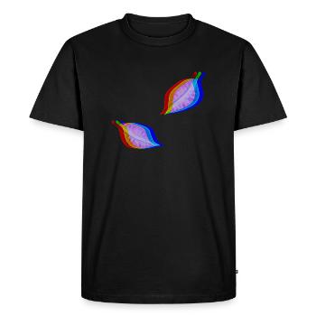 sheet sheet effect 3d - Men's Premium Organic T-Shirt - black - Front - Nico (187cm)