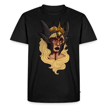 Fantasy Design Schildmaid Viking Vikings - T-shirt Premium bio Homme - noir - Devant - Nico (187cm)