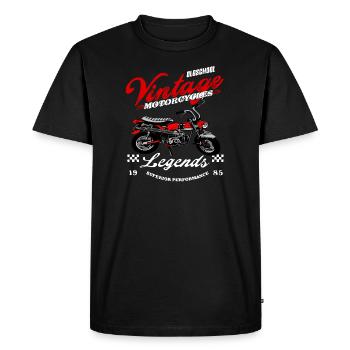 Mokick Moped Dax Culte - T-shirt Premium bio Homme - noir - Devant - Nico (187cm)