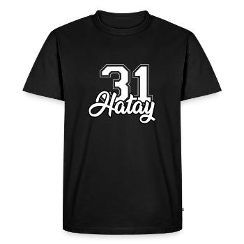 Hatay 31 - T-shirt Premium bio Homme - noir - Devant - Nico (187cm)