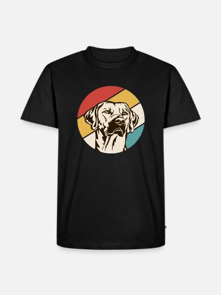 Rhodesian Ridgeback Dog - Men's Premium Organic T-Shirt - black