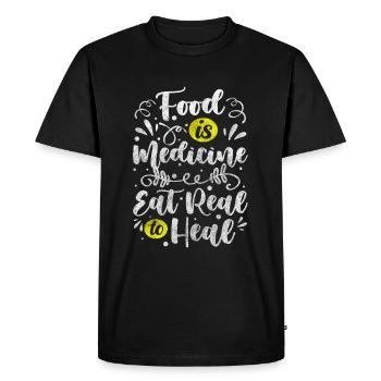 Consultante Vocation Habitudes alimentaires conscientes - T-shirt Premium bio Homme - noir - Devant - Nico (187cm)