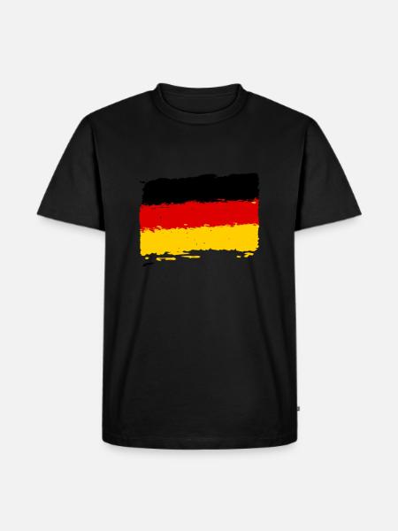 Germany flag - German flag - Men's Premium Organic T-Shirt - black