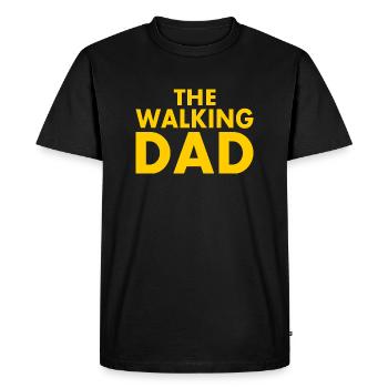 The walking dad - T-shirt Premium bio Homme - noir - Devant - Nico (187cm)