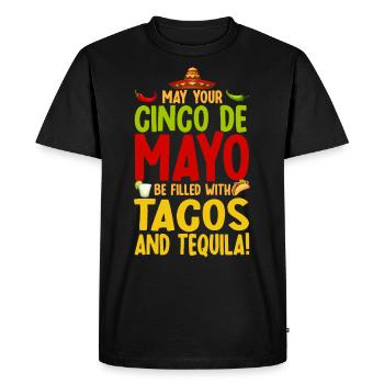Viva Mexico Cinco De Mayo Party 5 De Mayo Cadeau - T-shirt Premium bio Homme - noir - Devant - Nico (187cm)