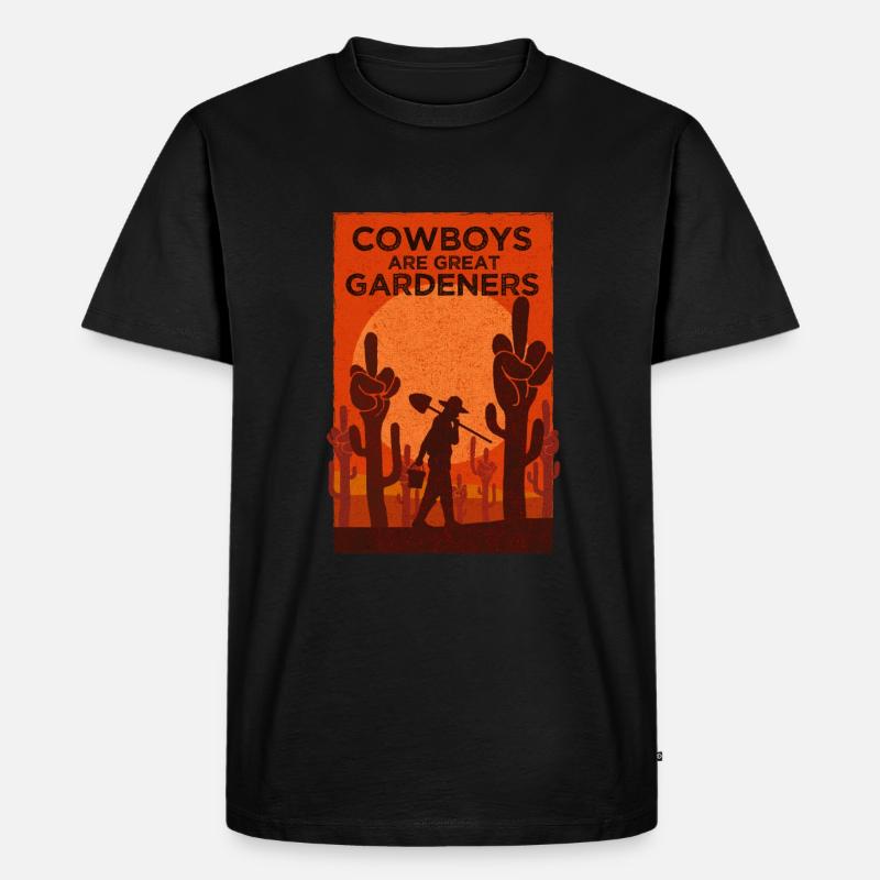 DER GÄRTNER - Männer Premium Bio T-Shirt - Schwarz