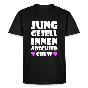 Hen Party Crew Hen - Men's Premium Organic T-Shirt - black - Front - Nico (187cm)