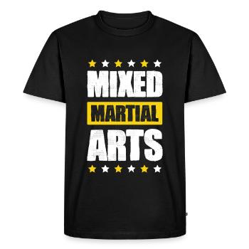 Arts martiaux mixtes MMA - T-shirt Premium bio Homme - noir - Devant - Nico (187cm)