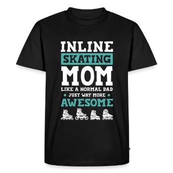 Skate Mama - T-shirt Premium bio Homme - noir - Devant - Nico (187cm)