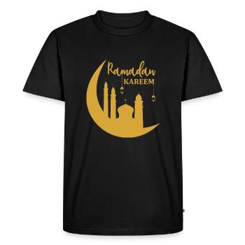 Ramadan 2023 - Men's Premium Organic T-Shirt - black - Front - Nico (187cm)