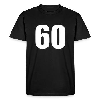60 - Men's Premium Organic T-Shirt - black - Front - Nico (187cm)