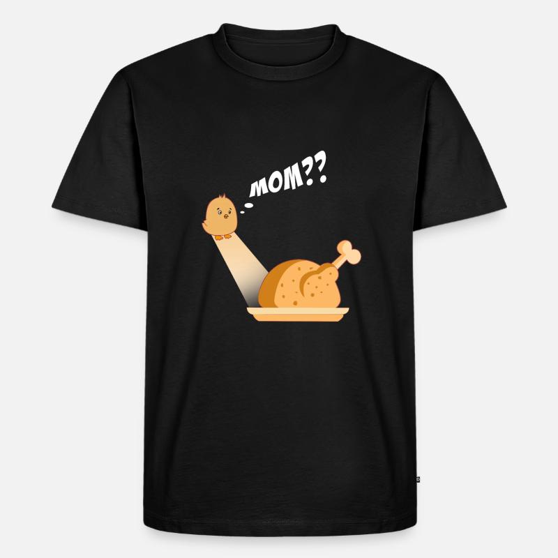 BRATHÄHNCHEN - Männer Premium Bio T-Shirt - Schwarz