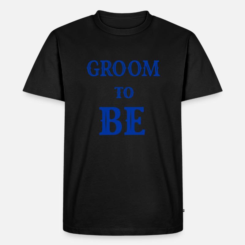 Werdender Bräutigam - Männer Premium Bio T-Shirt - Schwarz