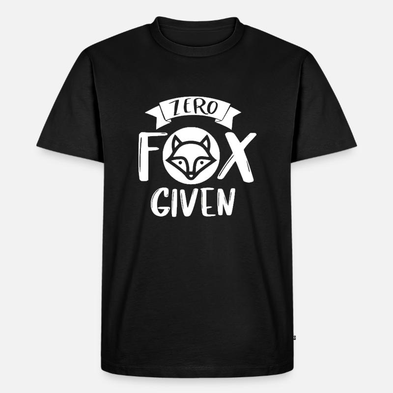 Zero Fox Given - Men's Premium Organic T-Shirt - black