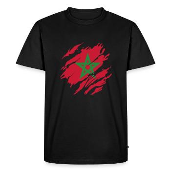 Morocco Marokko - Men's Premium Organic T-Shirt - black - Front - Nico (187cm)