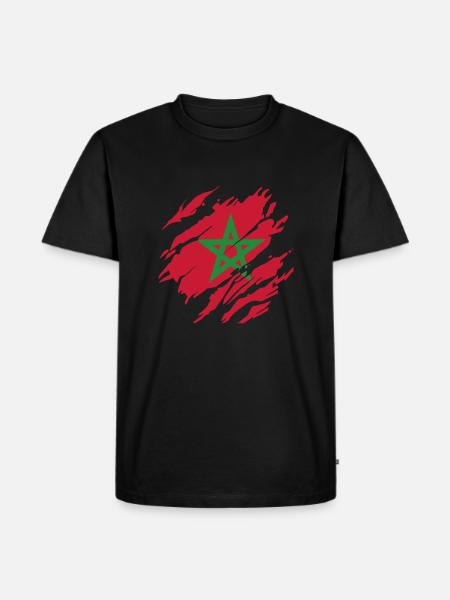 Morocco Marokko - Men's Premium Organic T-Shirt - black
