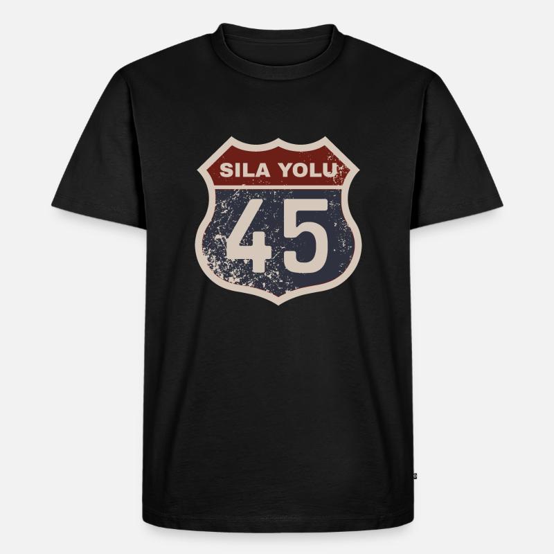 Manisa - Männer Premium Bio T-Shirt - Schwarz