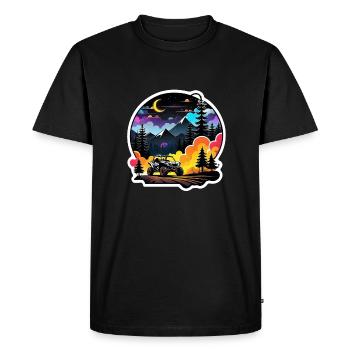 Quad & Off-Road - Men's Premium Organic T-Shirt - black - Front - Nico (187cm)