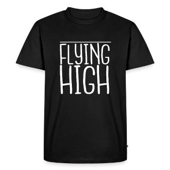 Flying Experiences Geek Soaring Flight Training - Men's Premium Organic T-Shirt - black - Front - Nico (187cm)