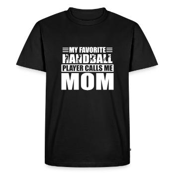 Handball Handball Handballball Mama Mom Entraîneur de sort - T-shirt Premium bio Homme - noir - Devant - Nico (187cm)