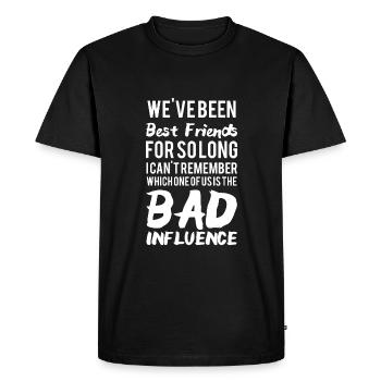 Best friends: We've been Best Friends for so long - Men's Premium Organic T-Shirt - black - Front - Nico (187cm)