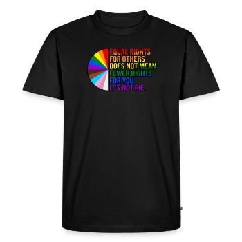 Mois de l’égalité des droits pour les autres Gay Lgbtq Pride - T-shirt Premium bio Homme - noir - Devant - Nico (187cm)