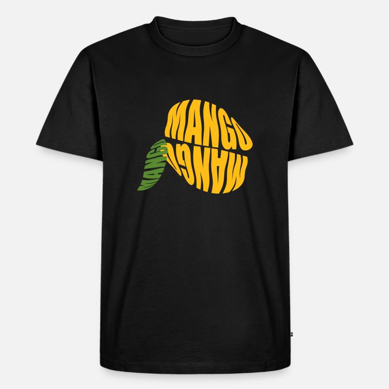 Mango - Männer Premium Bio T-Shirt - Schwarz