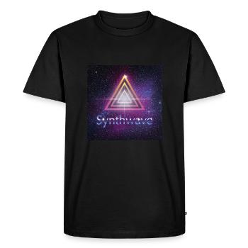 synthwave - T-shirt Premium bio Homme - noir - Devant - Nico (187cm)