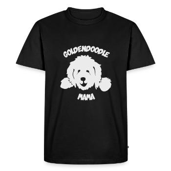 Doodle Mama Maman Maman Mère Goldendoodle - T-shirt Premium bio Homme - noir - Devant - Nico (187cm)
