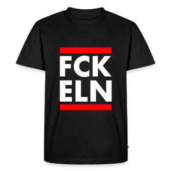 Fck eln - T-shirt Premium bio Homme - noir - Devant - Nico (187cm)