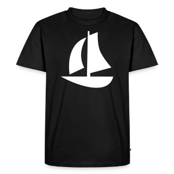 navigation à voile - T-shirt Premium bio Homme - noir - Devant - Nico (187cm)